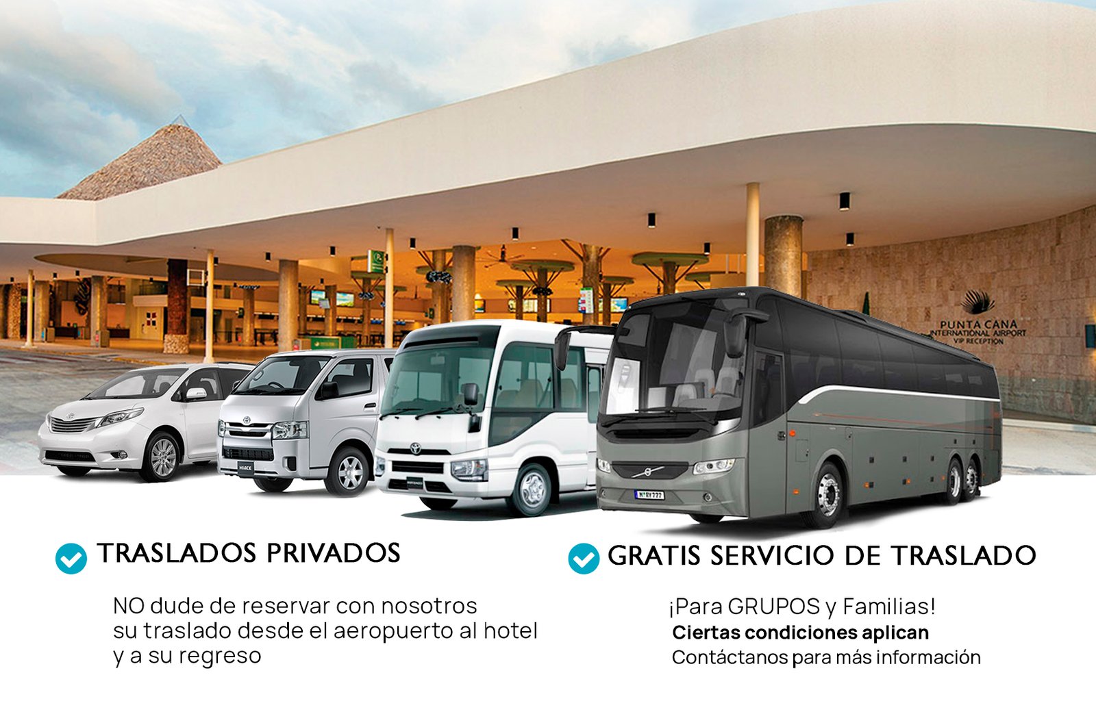 vehiculos utilizados para tours y traslados