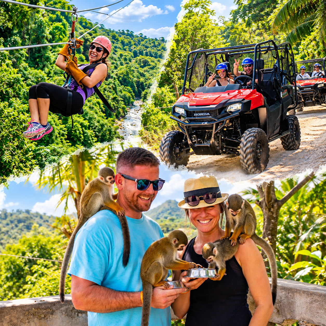 Triple Adventure Park (Buggies + Zipline + Monkeys) – tour in Punta Cana, Dominican Republic